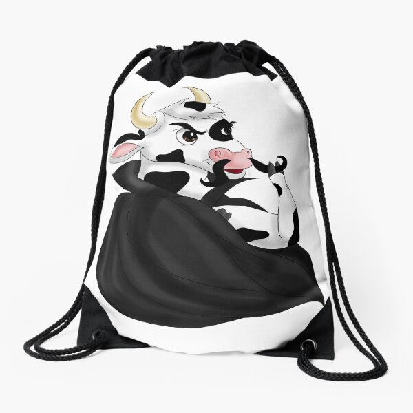 Mochilas saco: Vaca Del Animado | Redbubble Mochilas saco: Vaca Del Animado | Redbubble