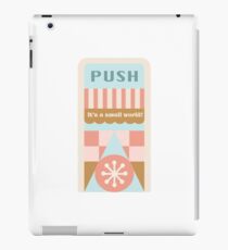 Small World Trash Can Design iPad Case/Skin