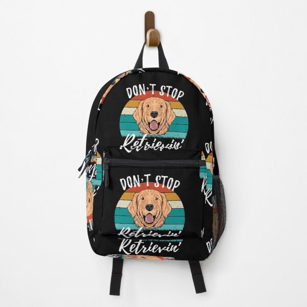 Item preview, Retro Don't Stop Retrievin' Golden Retriever designed and sold by Zurickdesigns.