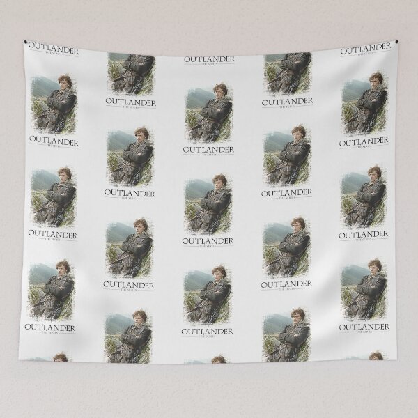 Item preview, Outlander Jamie with Series Logo designed and sold by KellyProGifts.