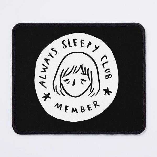 Item preview, Always sleepy club member white silhouette designed and sold by CHVRDesing.