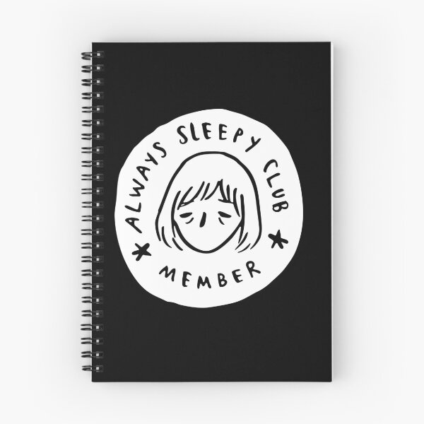 Item preview, Always sleepy club member white silhouette designed and sold by CHVRDesing.
