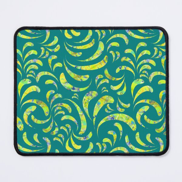 Item preview, Bright Truth Swirls on Teal Repeat 5748 designed and sold by Art in My Loft.