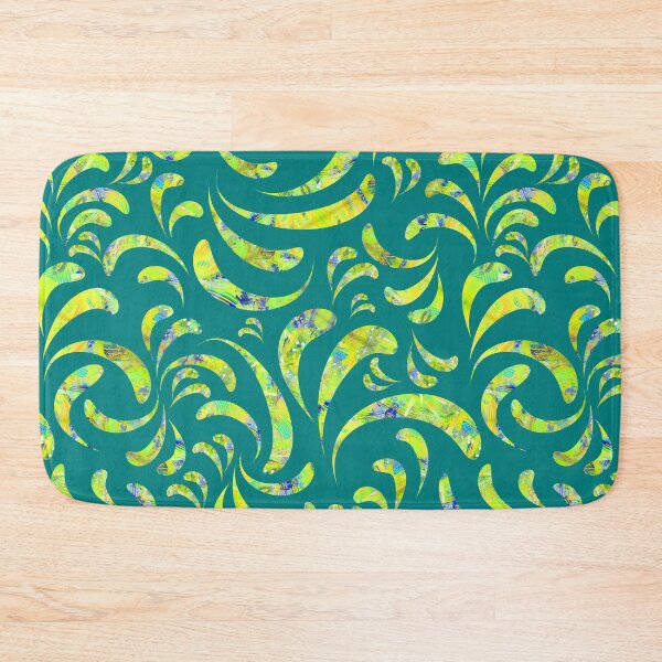 Item preview, Bright Truth Swirls on Teal Repeat 5748 designed and sold by Art in My Loft.