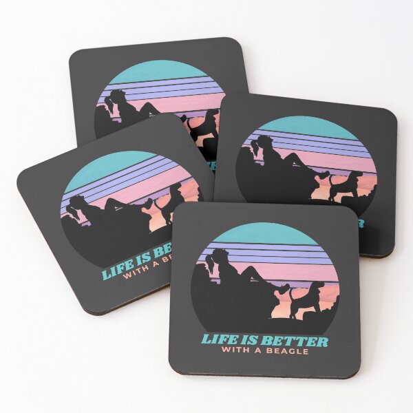 Item preview, Life Is Better With A Beagle Retro Gift designed and sold by Guarddogdrive.