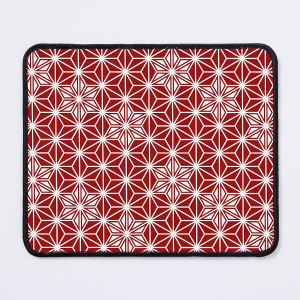 Item preview, Japanese Asanoha Pattern, Dark Red designed and sold by Marymarice.