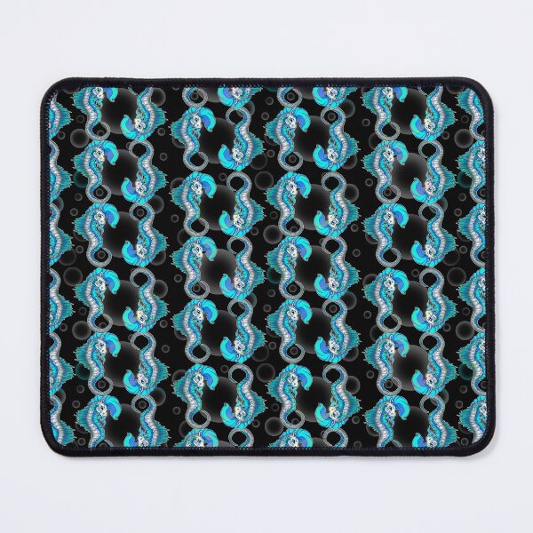 Item preview, Seahorse Pattern: Blue and White designed and sold by iduzarts.