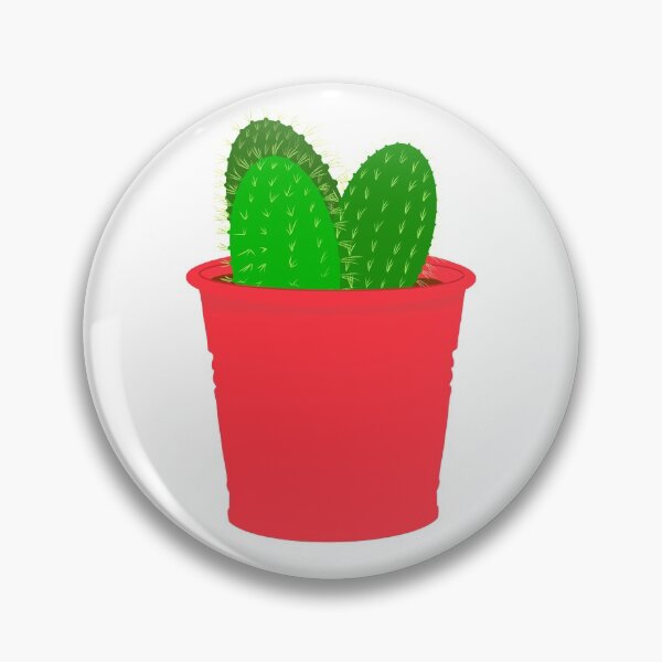 Item preview, Cactus pink coral green designed and sold by ArtSCPdesign.