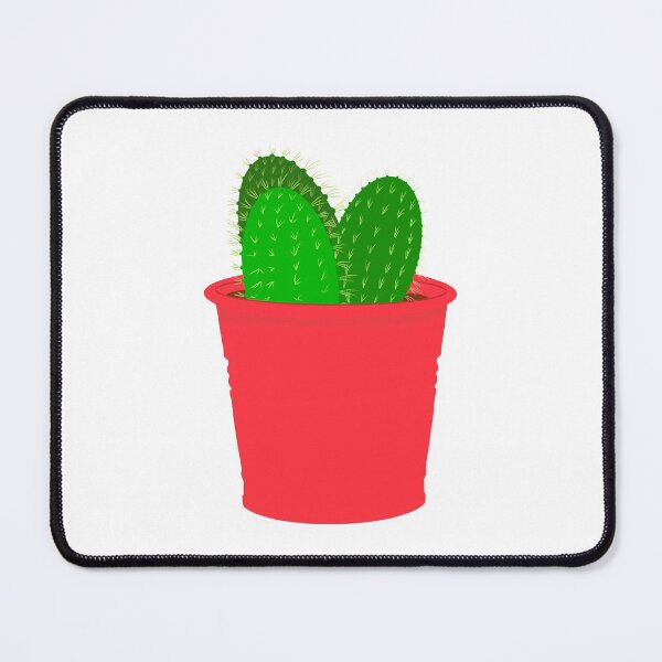 Item preview, Cactus pink coral green designed and sold by ArtSCPdesign.