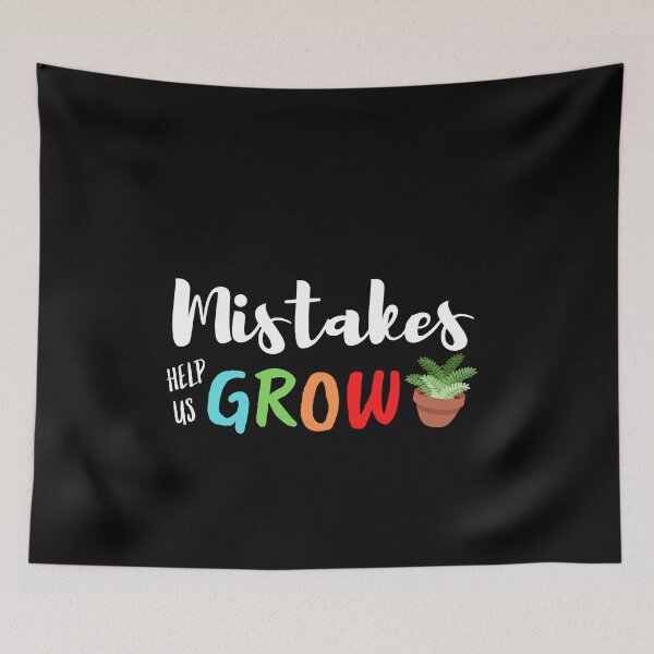 Item preview, Mistakes Help Us Grow Teacher Student Motivational designed and sold by Sutra-Lotus-Co.