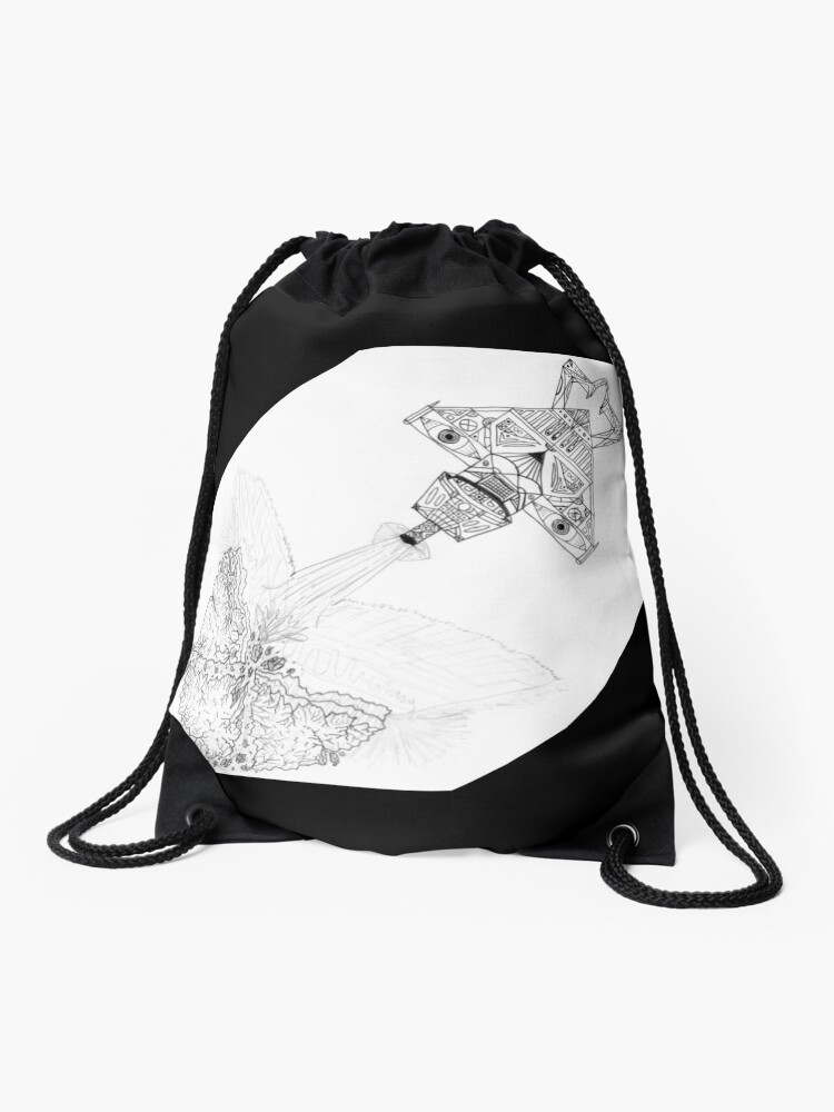 Thumbnail 1 of 3, Drawstring Bag, #3 |☽| Asteroidestroya [Best Of 2016] designed and sold by Naean.