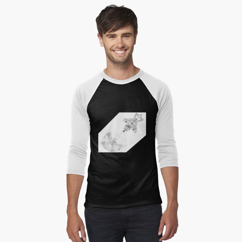 Item preview, Baseball ¾ Sleeve T-Shirt designed and sold by Naean.