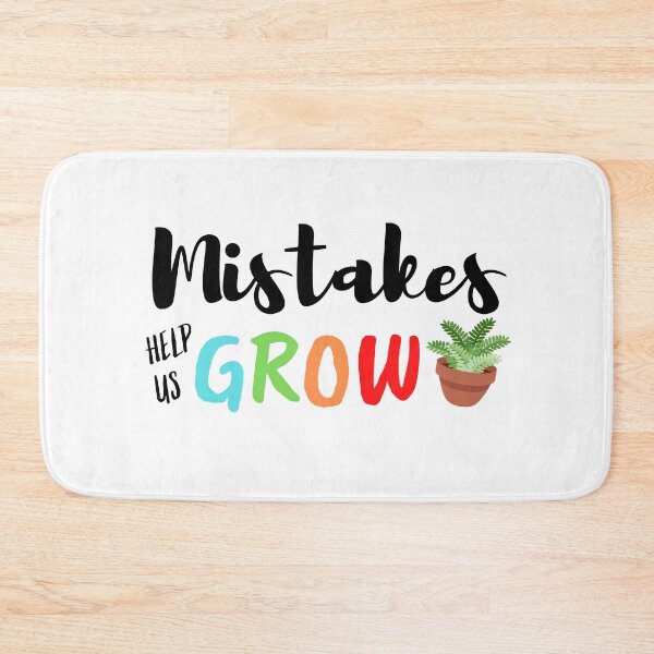 Item preview, Mistakes Help Us Grow Teacher Student Motivational designed and sold by Sutra-Lotus-Co.