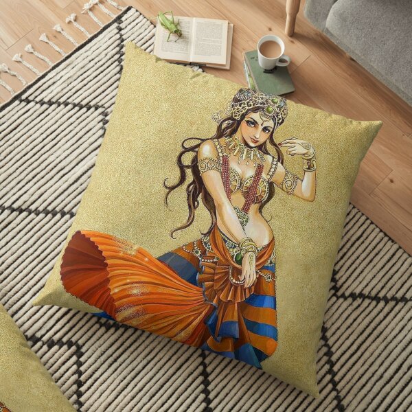 Indian Classic Dancer BabyBee Floor Pillow