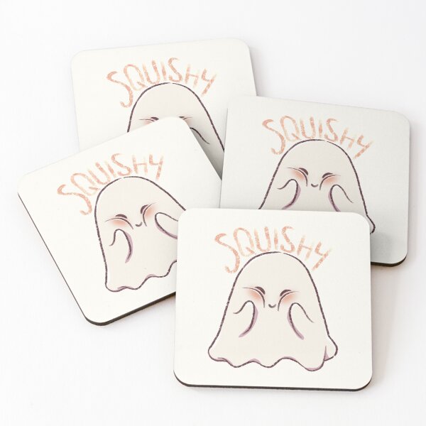 Item preview, Squishy Ghost (With text) designed and sold by DarkJellie.