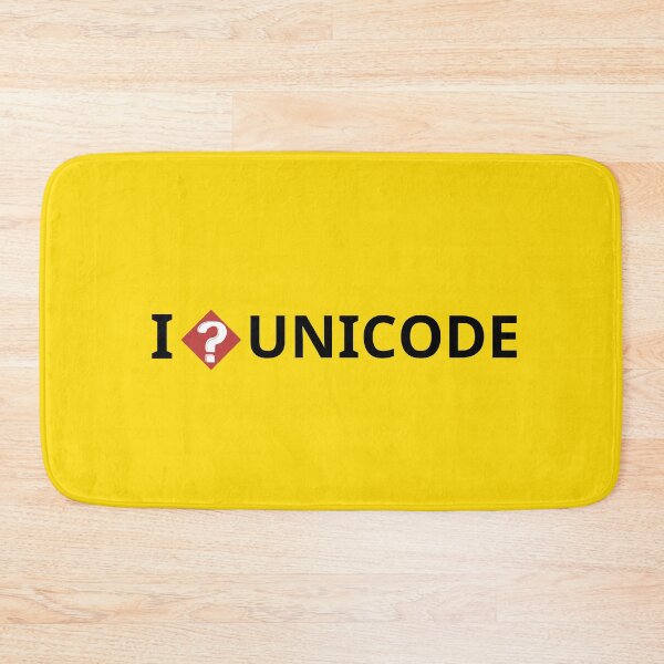 Item preview, I UNICODE, Missing question mark, Funny humor programmer designed and sold by Sasikharn.