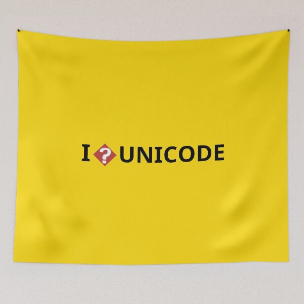 Item preview, I UNICODE, Missing question mark, Funny humor programmer designed and sold by Sasikharn.