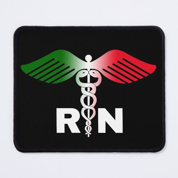 Item preview, Mexican Flag Colored Caduceus designed and sold by Six Deers.
