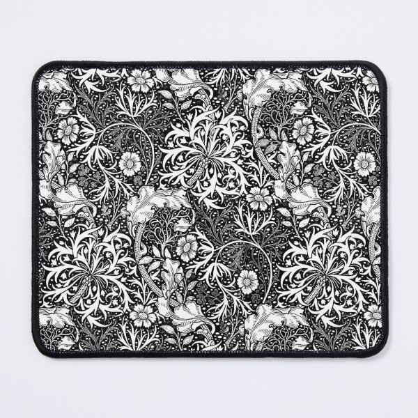Item preview, Art Nouveau Seaweed Floral, Black and White  designed and sold by Marymarice.