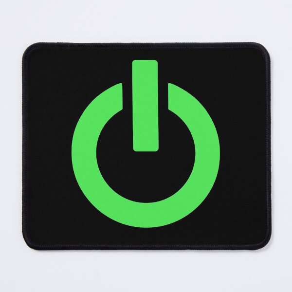 Power Button (green) Mouse Pad