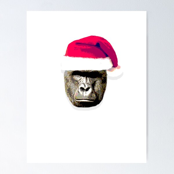 Item preview, harambe christmas hat shirt designed and sold by earlstevens.