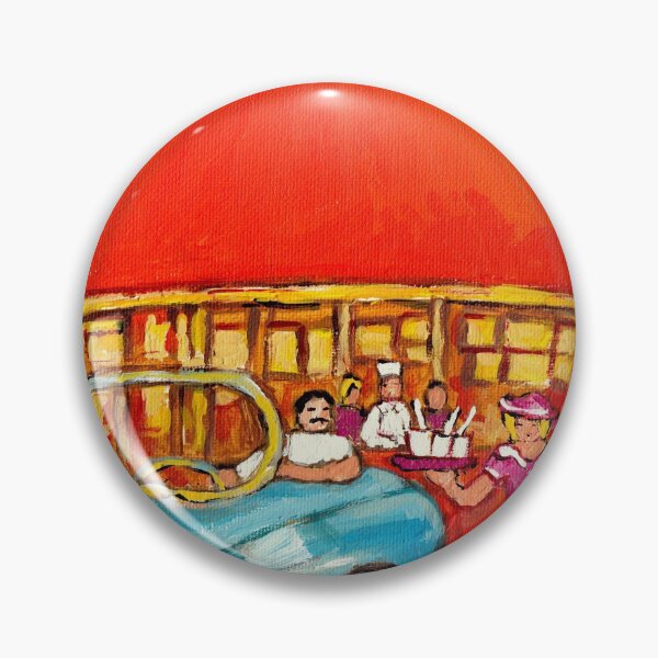Item preview, FUN AT THE ORANGE JULEP MONTREAL ROAD SIDE DINER designed and sold by Carole  Spandau.