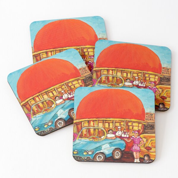 Item preview, FUN AT THE ORANGE JULEP MONTREAL ROAD SIDE DINER designed and sold by Carole  Spandau.