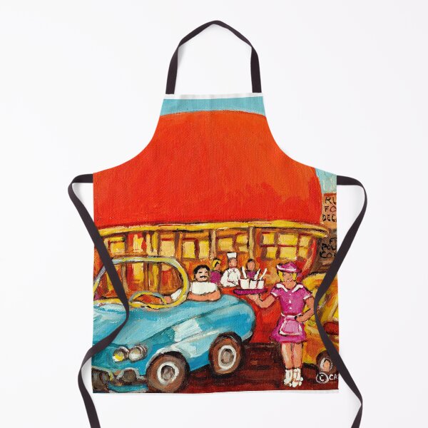 Item preview, FUN AT THE ORANGE JULEP MONTREAL ROAD SIDE DINER designed and sold by Carole Spandau.
