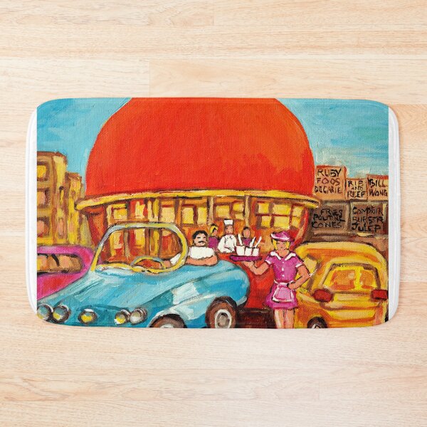 Item preview, FUN AT THE ORANGE JULEP MONTREAL ROAD SIDE DINER designed and sold by Carole  Spandau.