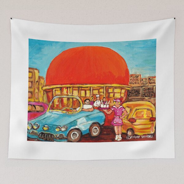 Item preview, FUN AT THE ORANGE JULEP MONTREAL ROAD SIDE DINER designed and sold by Carole  Spandau.