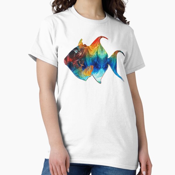 Item preview, Trigger Happy Fish Art by Sharon Cummings  designed and sold by Sharon Cummings Art.
