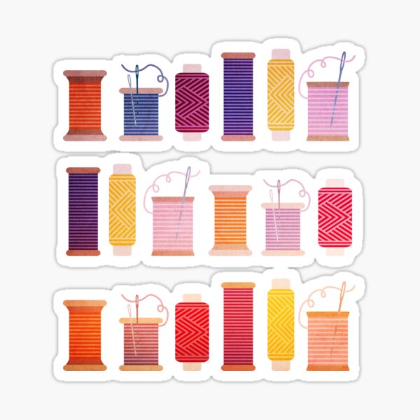 Item preview, Colorful Thread Spools designed and sold by Nalin Solis.