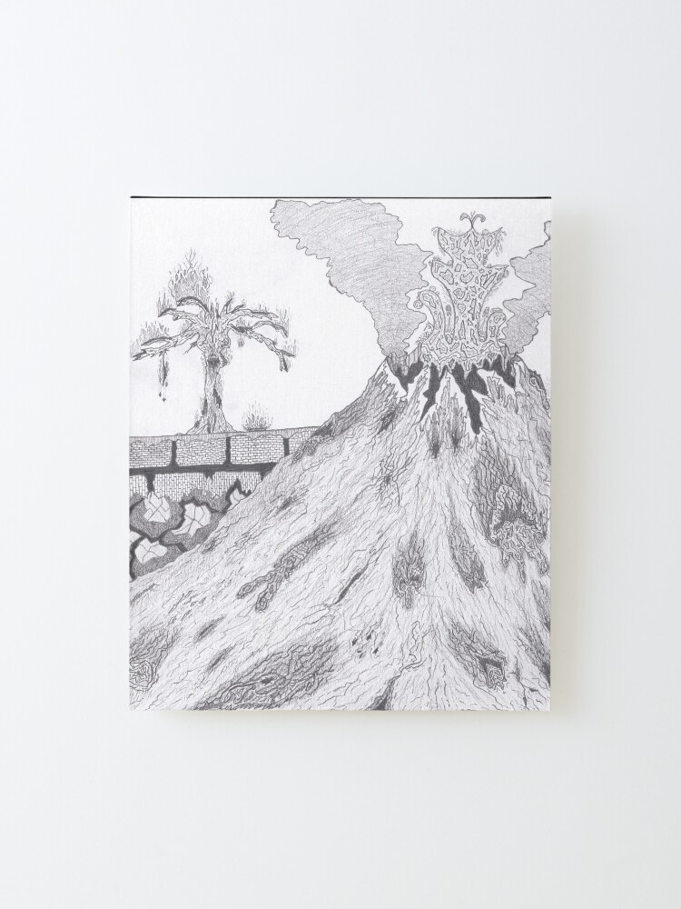 Alternate view of M.I. #36 |☽| Marblava Volcanicity Mounted Print