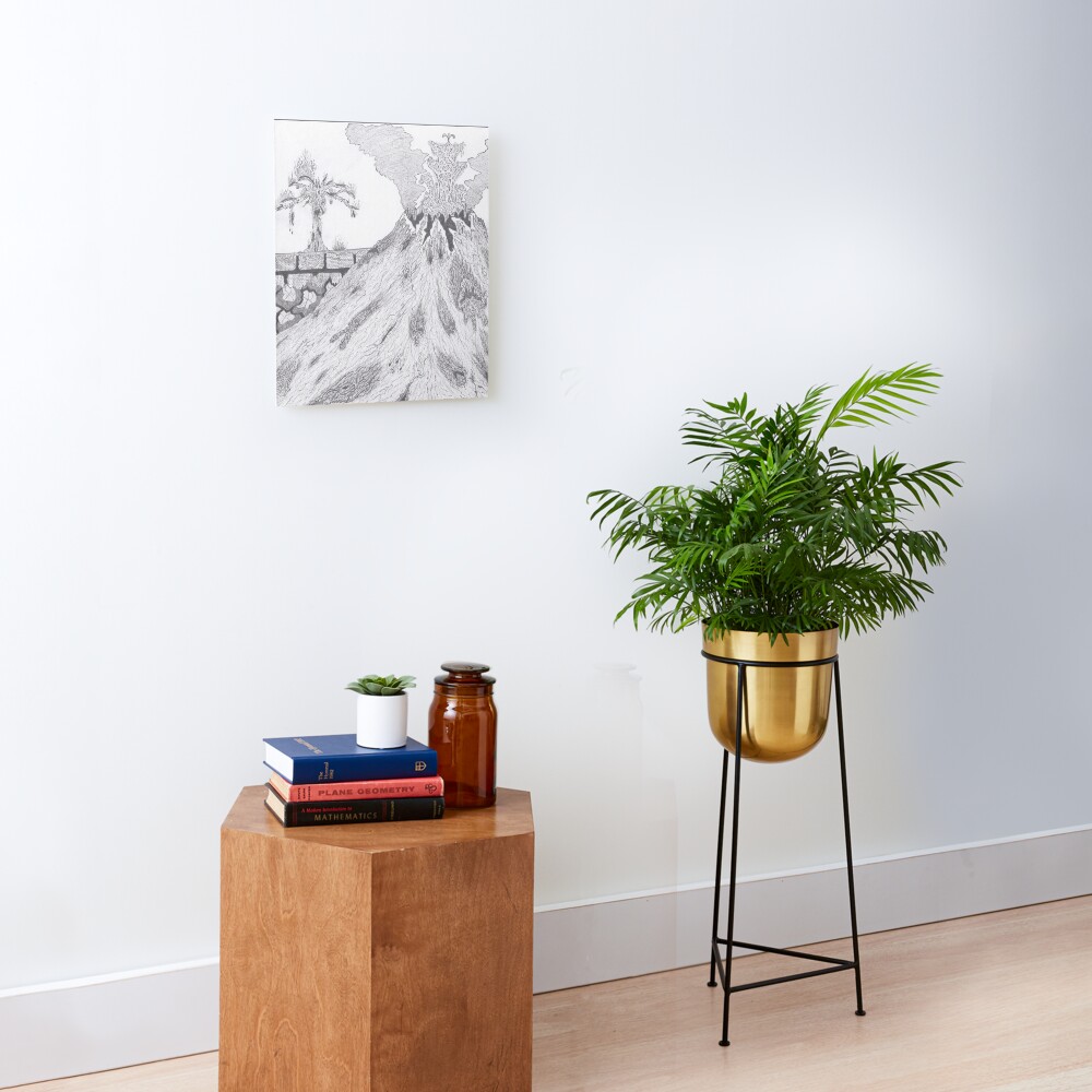 M.I. #36 |☽| Marblava Volcanicity Mounted Print