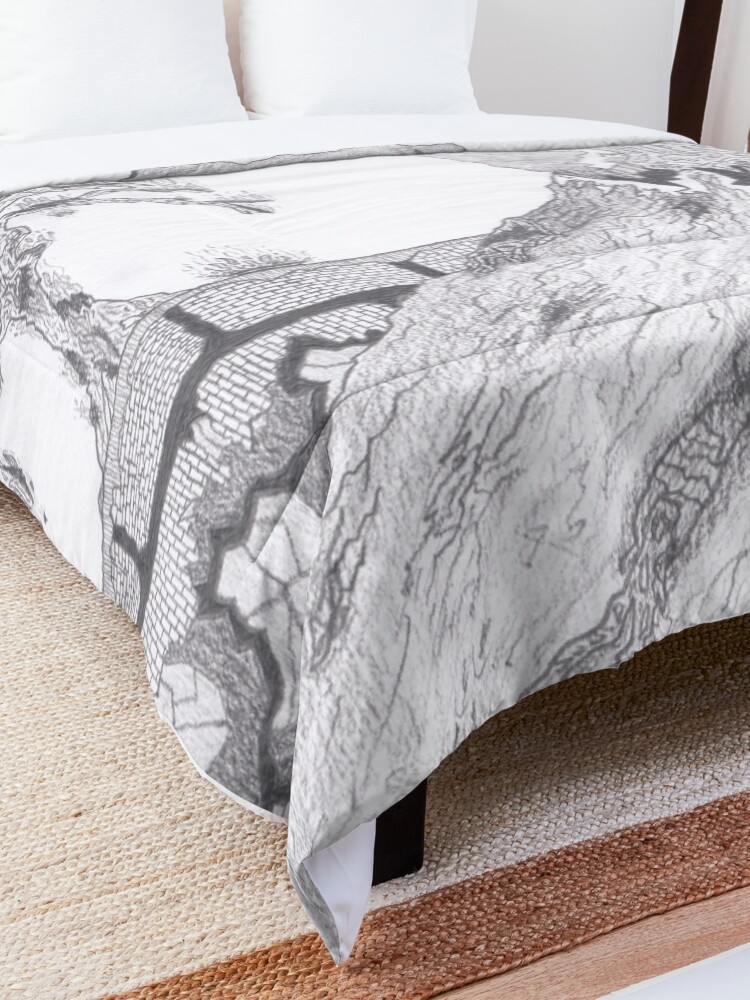 Alternate view of M.I. #36 |☽| Marblava Volcanicity Comforter