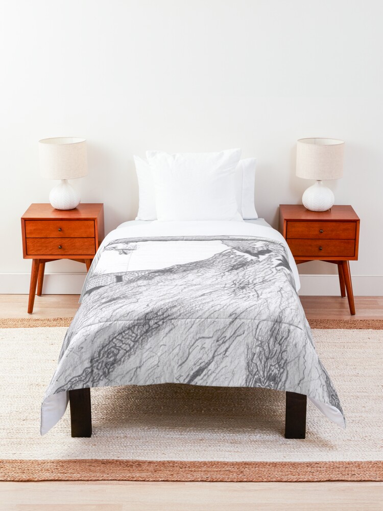 Alternate view of M.I. #36 |☽| Marblava Volcanicity Comforter