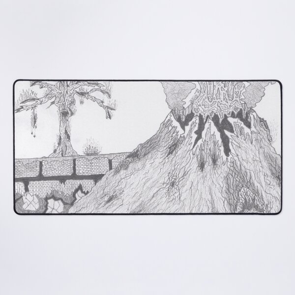M.I. #36 |☽| Marblava Volcanicity Desk Mat