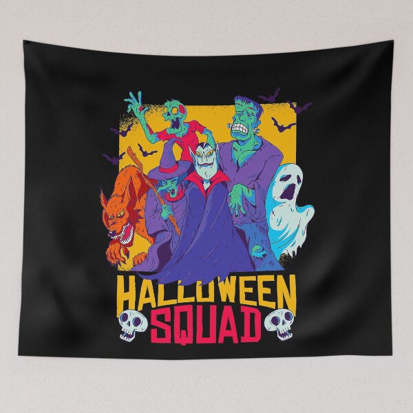 Item preview, Halloween Spooky Squad  Halloween Ghost, Zombie and Dracula designed and sold by BabyBellyLaughs.