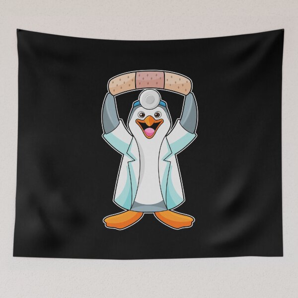 Item preview, Penguin as Doctor with Plaster designed and sold by Snabdesign84.