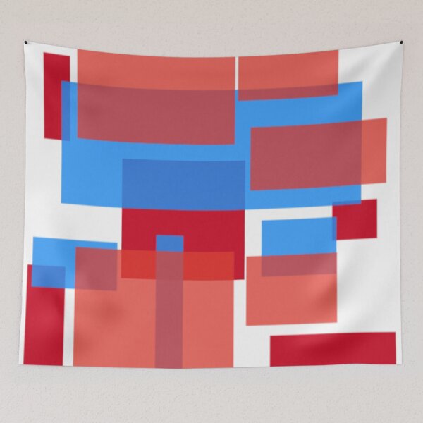 Item preview, blocks of red and blue designed and sold by dnparker.