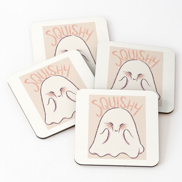 Item preview, Squishy Ghost (With background) designed and sold by DarkJellie.