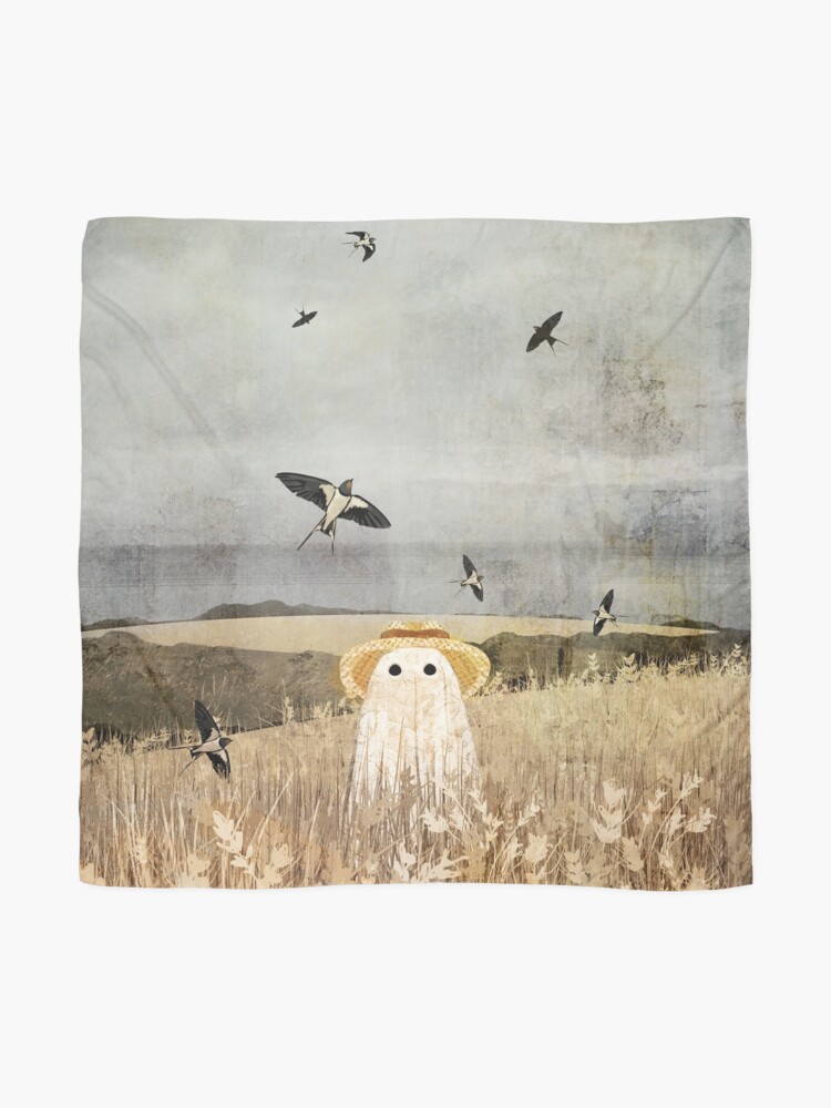 Thumbnail 2 of 3, Scarf, Walter and the Sky dancers designed and sold by katherineblower.