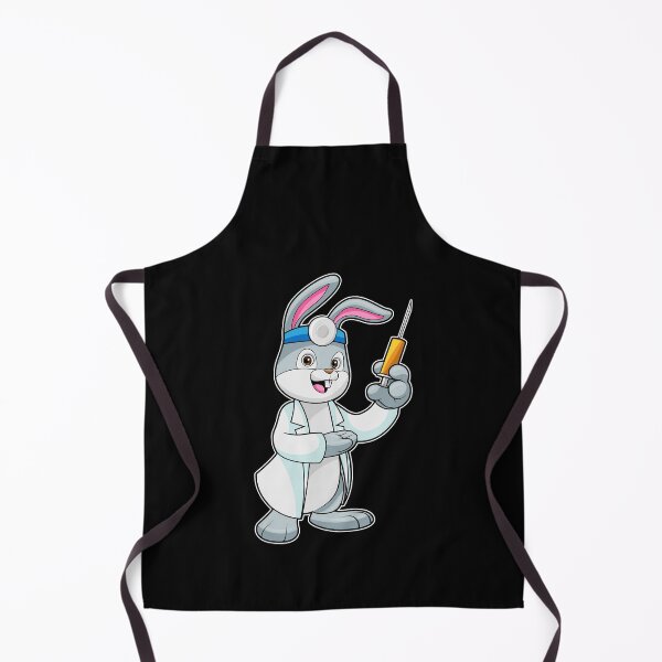 Item preview, Rabbit as Doctor at Vaccination with Syringe designed and sold by Snabdesign84.