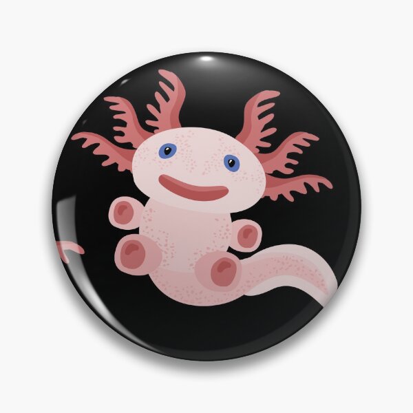 Item preview, Axolotl on Black Background designed and sold by XOOXOO.