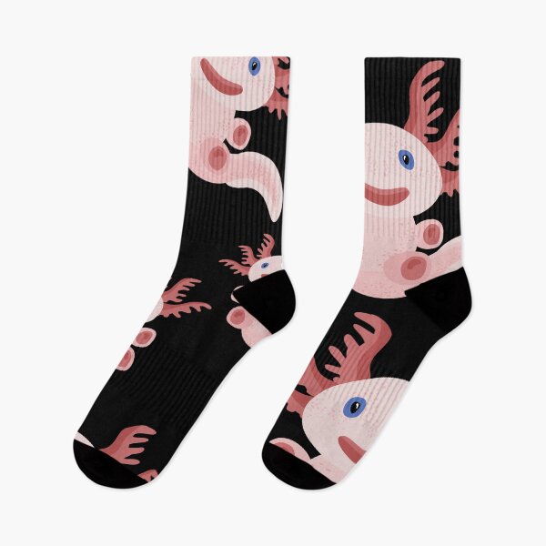 Item preview, Axolotl on Black Background designed and sold by XOOXOO.