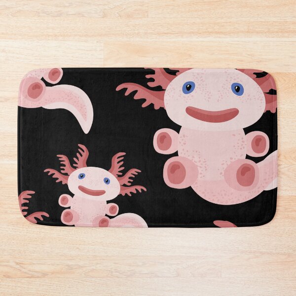 Item preview, Axolotl on Black Background designed and sold by XOOXOO.