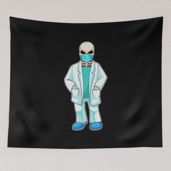 Item preview, Skeleton as Doctor with Face mask designed and sold by Snabdesign84.