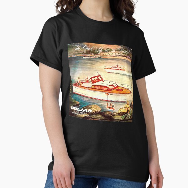 1959 Chris Craft Unisex Jersey Short Sleeve T-Shirt by Classic Boater 1959 Chris Craft Unisex Jersey Short Sleeve T-Shirt by Classic Boater