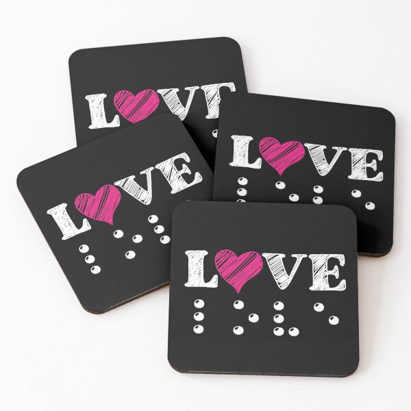 Item preview, Love Is Blind Braille - Heart designed and sold by TravelScientist.