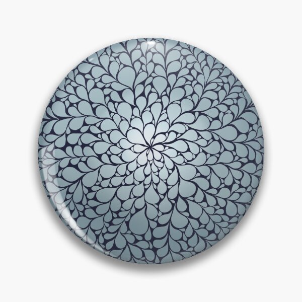 Item preview, Meditative Design of Droplets in Spring Lake Blue Glow designed and sold by nabeArtist.